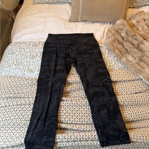 lululemon athletica Black Camo Leggings